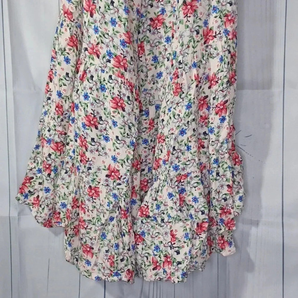 Umgee strapless boho floral wide leg jumpsuit - Picture 4 of 14